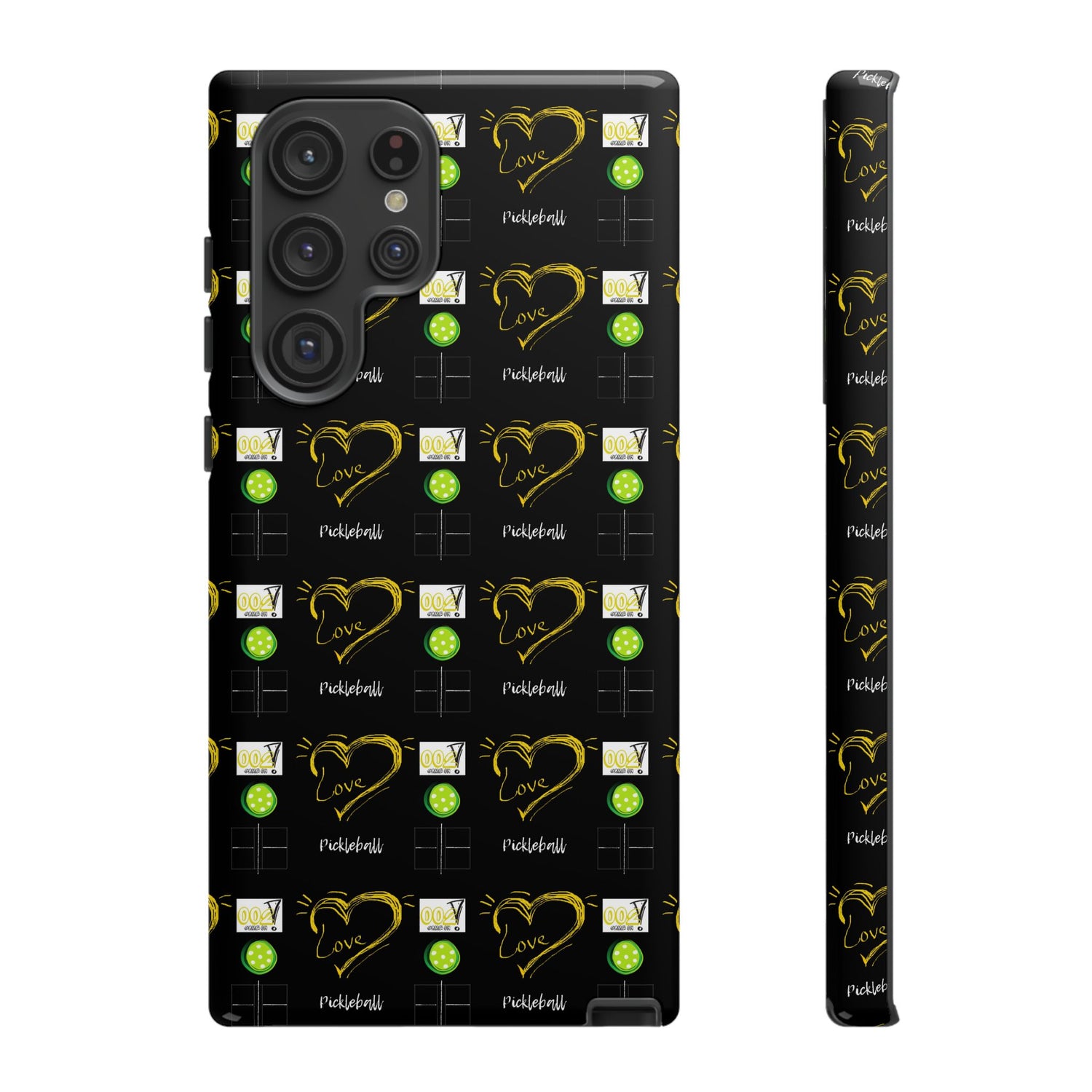 Pickleball Love Tough Android Samsung Phone Case - Fun & Durable Sport Accessory