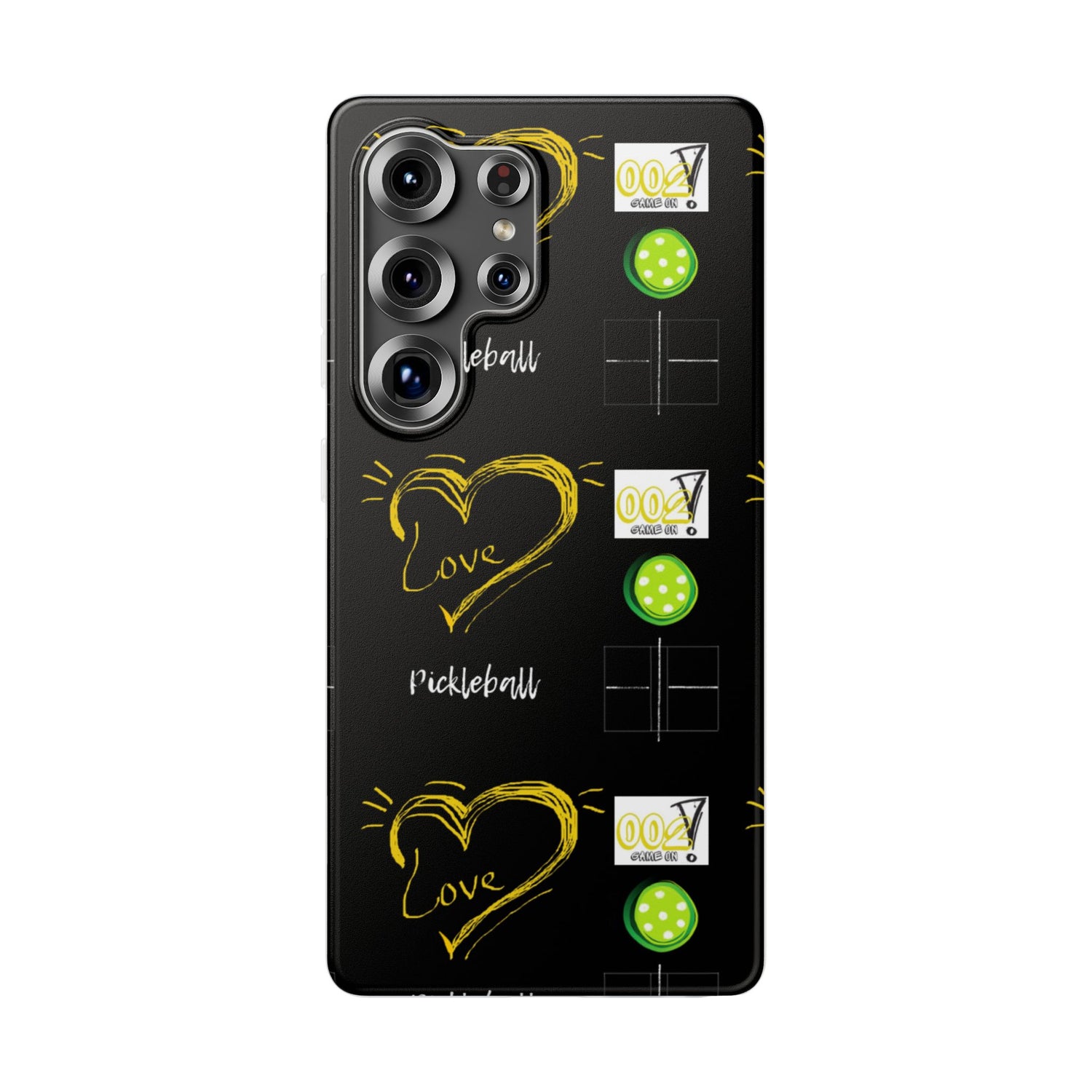Pickleball Love Flexi Android Samsung Phone Case - Pickleball Phone Case