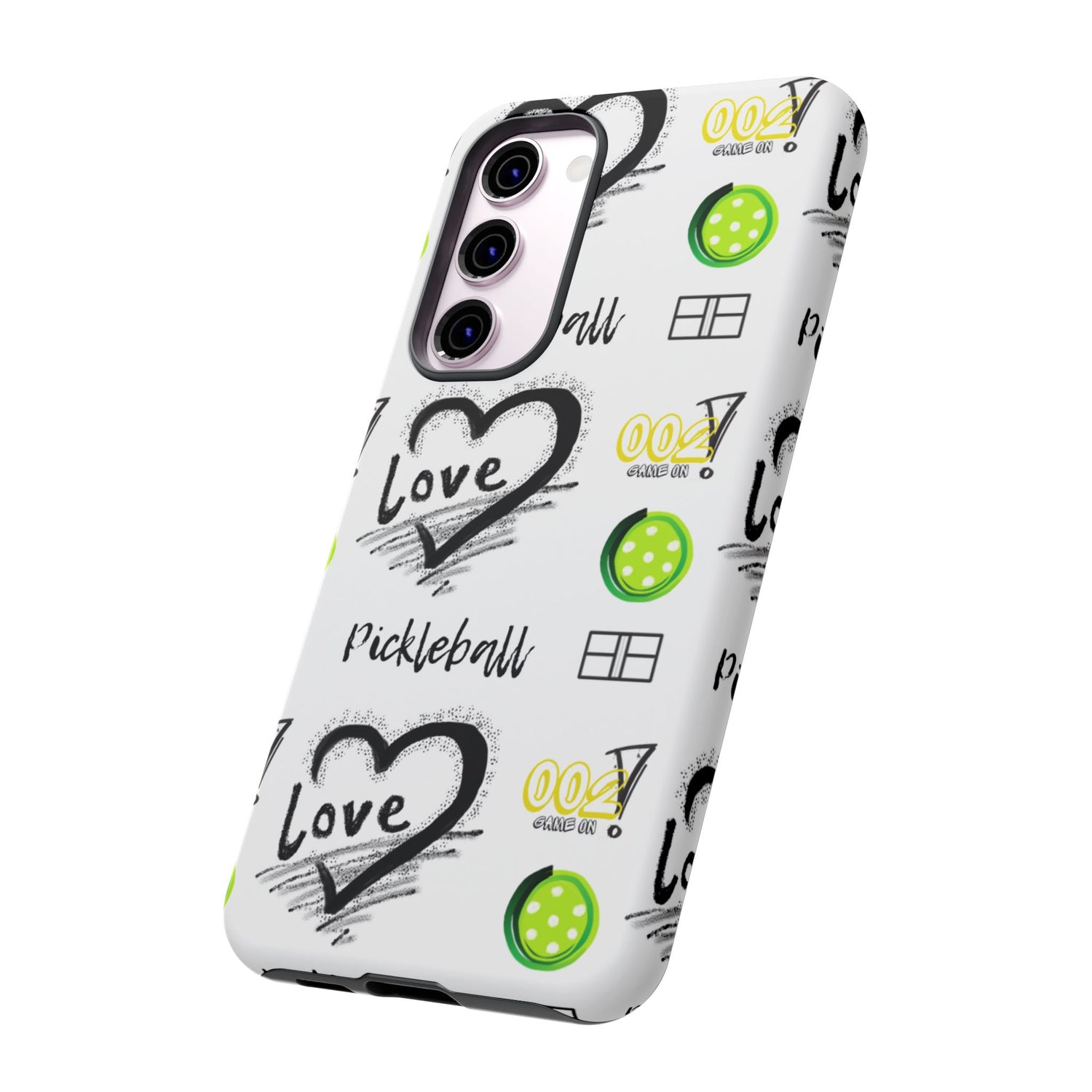 Pickleball Love Tough Android Samsung Phone Case - Fun & Durable Sport Accessory