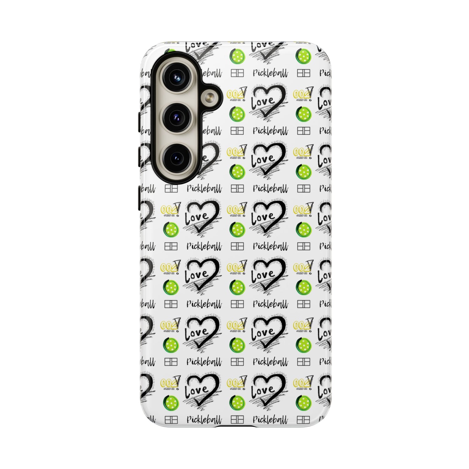 Pickleball Love Tough Android Samsung Phone Case - Fun & Durable Sport Accessory