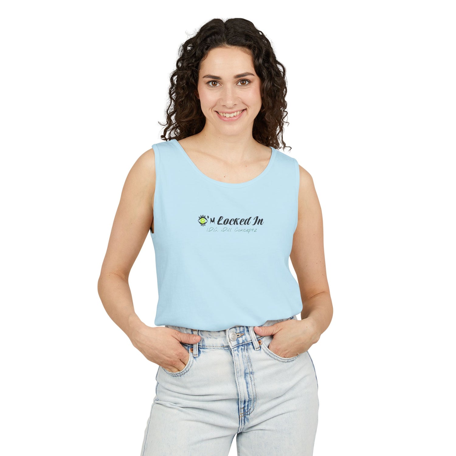 Unisex Muscle Tank Top - Pickleball I'm Locked In Design