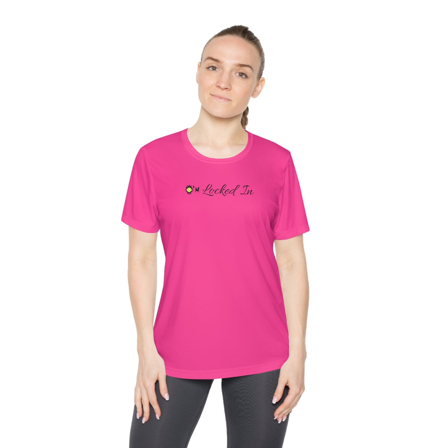 Women's Performance Tee - Pickleball I'm Locked in Design