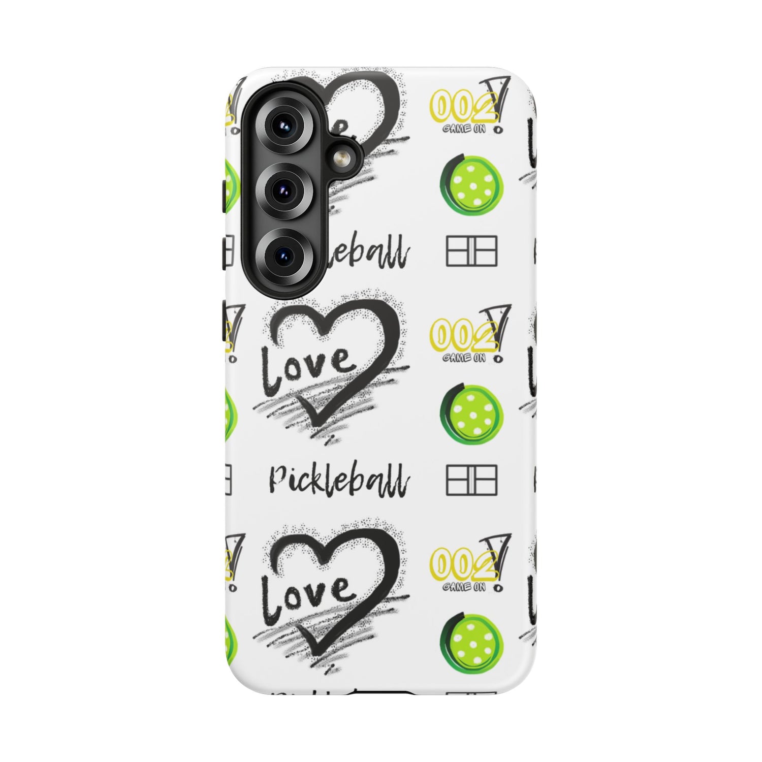 Pickleball Love Tough Android Samsung Phone Case - Fun & Durable Sport Accessory