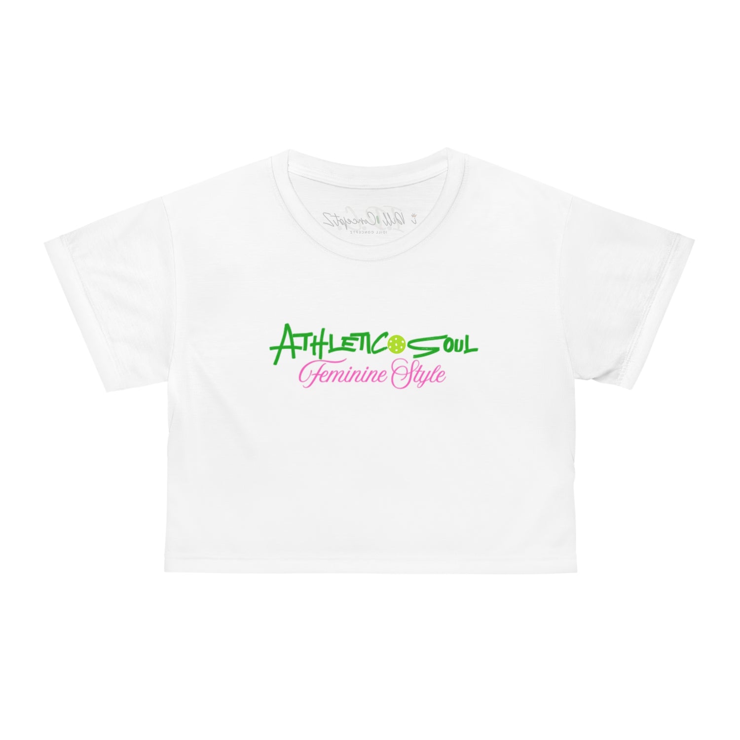 Women's Crop Top - Pickleball Athletic Soul, Feminine Style Design