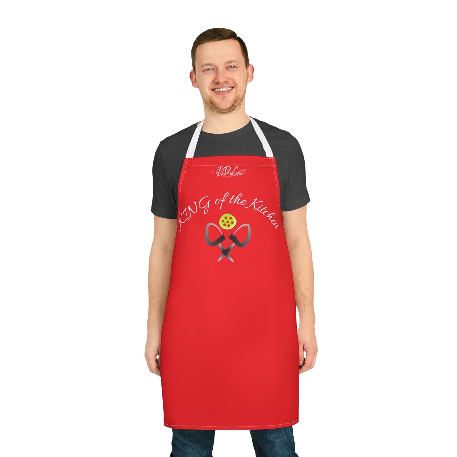 Apron - Pickleball King of the Kitchen Design - Gift for Cooking Enthusiast
