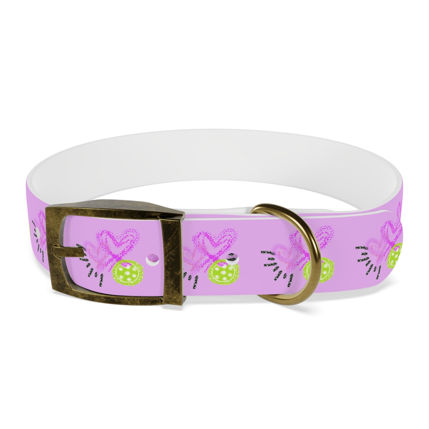 Dog Collar - Pickleball Love Unique Stand Out Design - Perfect for Pet Owners