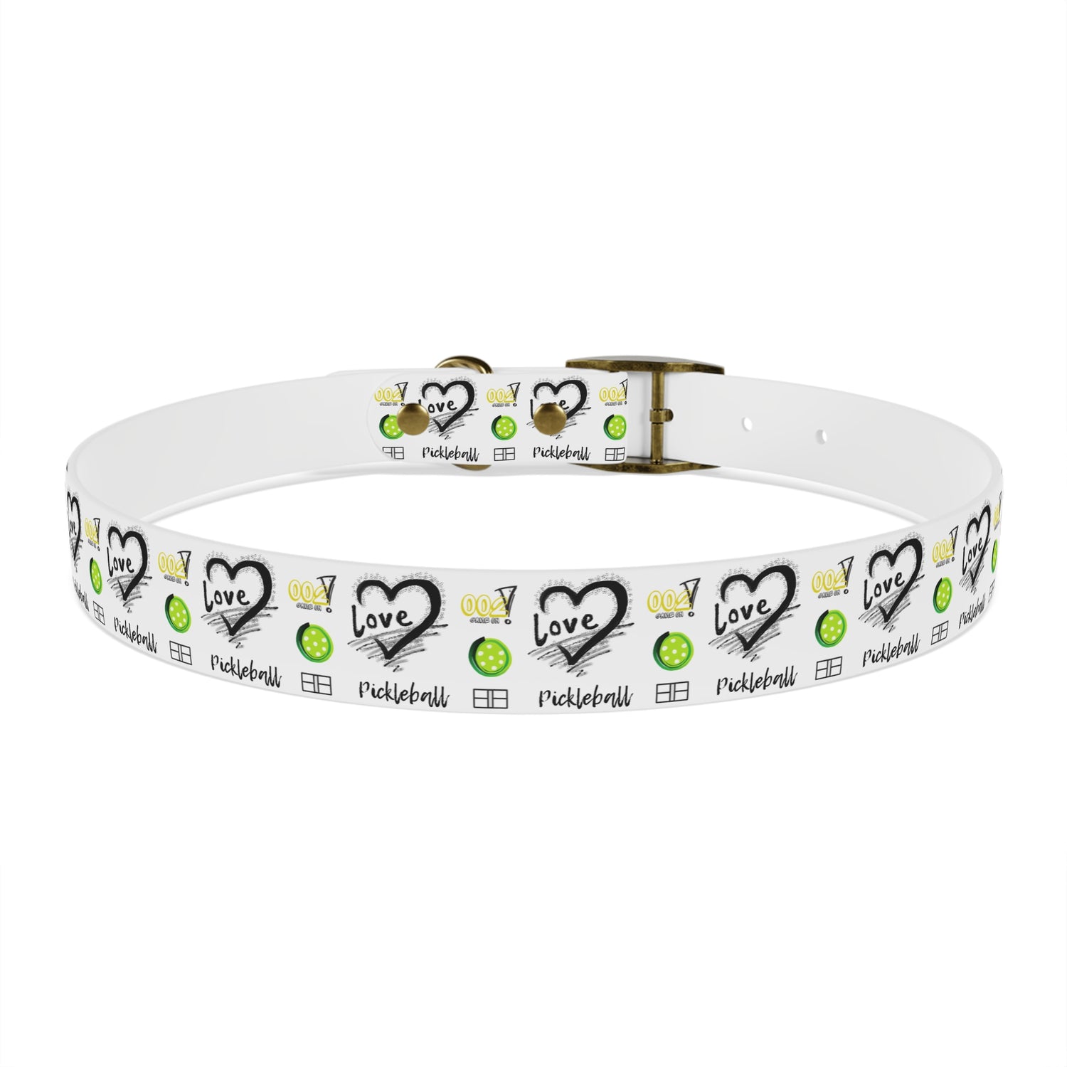 Dog Collar - Pickleball Love Unique Stand Out Design - Perfect for Pet Owners