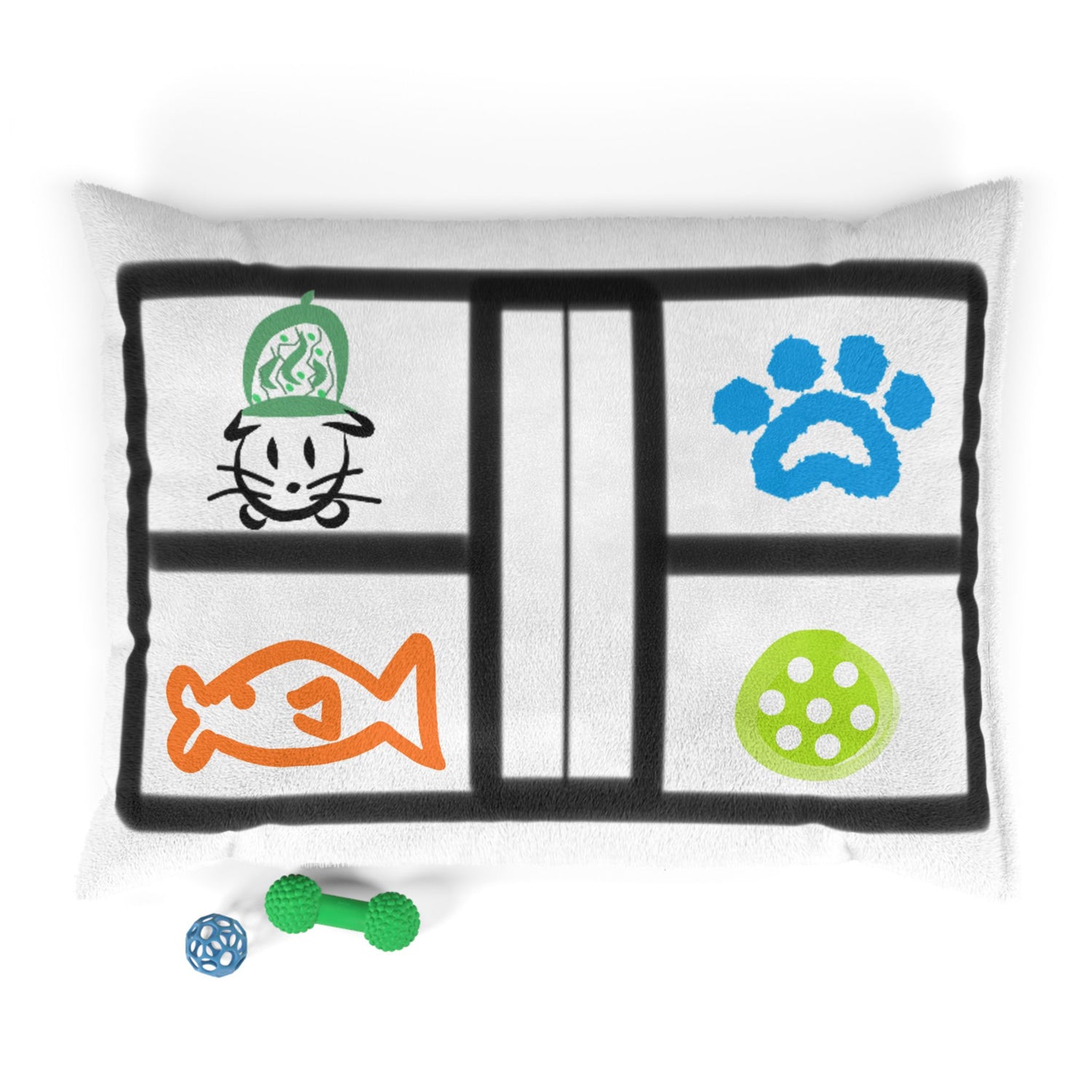 Pet Bed - Pickle Cat Design