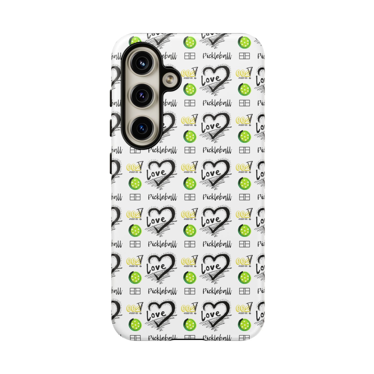 Pickleball Love Tough Android Samsung Phone Case - Fun & Durable Sport Accessory