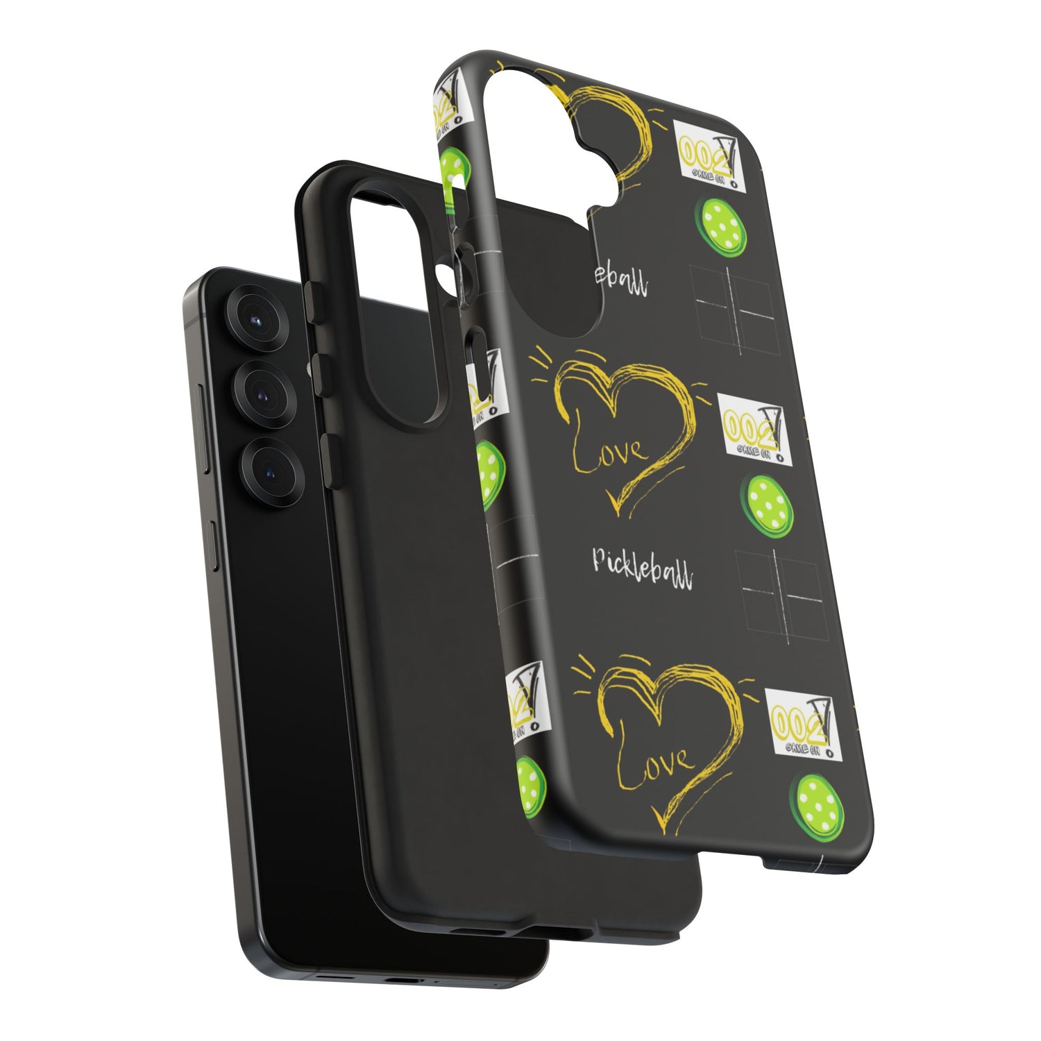 Pickleball Love Tough Android Samsung Phone Case - Fun & Durable Sport Accessory