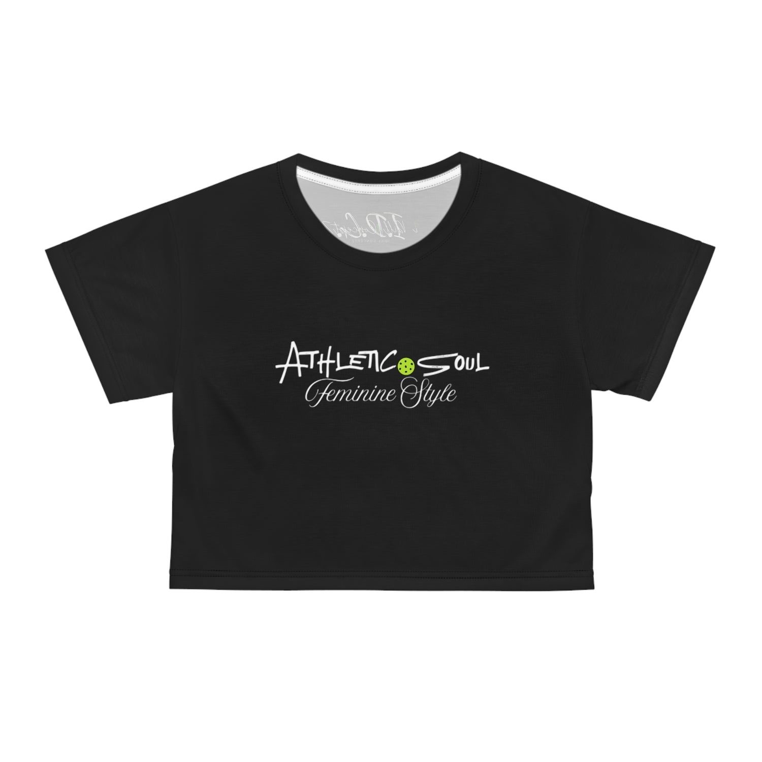 Women's Crop Top - Pickleball Athletic Soul, Feminine Style Design