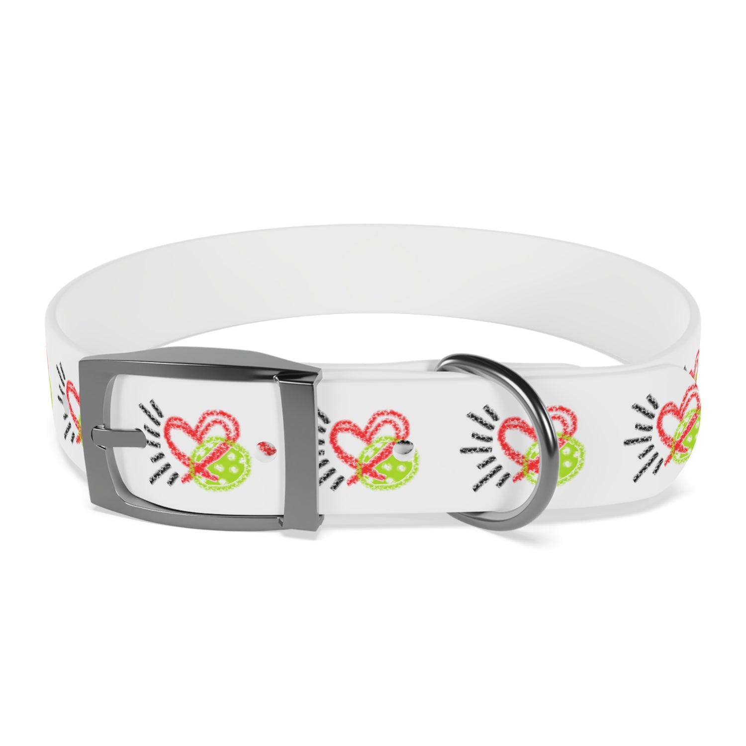 Dog Collar - Pickleball Love Unique Stand Out Design - Perfect for Pet Owners