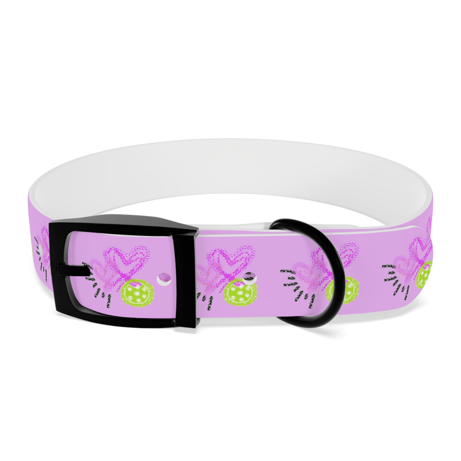 Dog Collar - Pickleball Love Unique Stand Out Design - Perfect for Pet Owners
