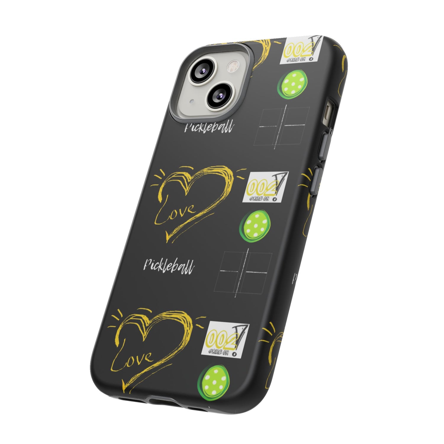 Pickleball Love Tough iPhone Case - Fun & Durable Sport Accessory