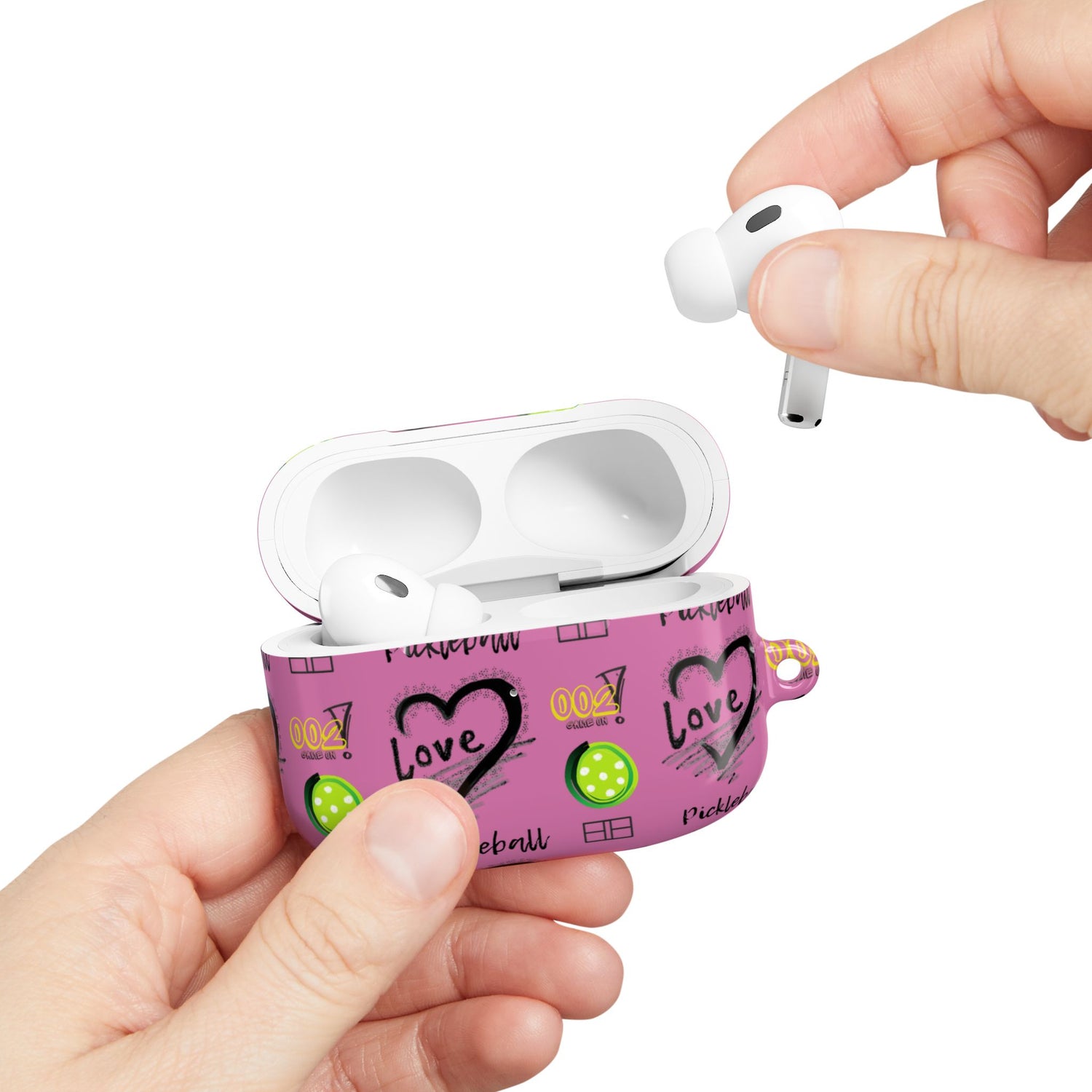 AirPod Cases - Pickleball Enthusiast Gift with Unique LOVE Design