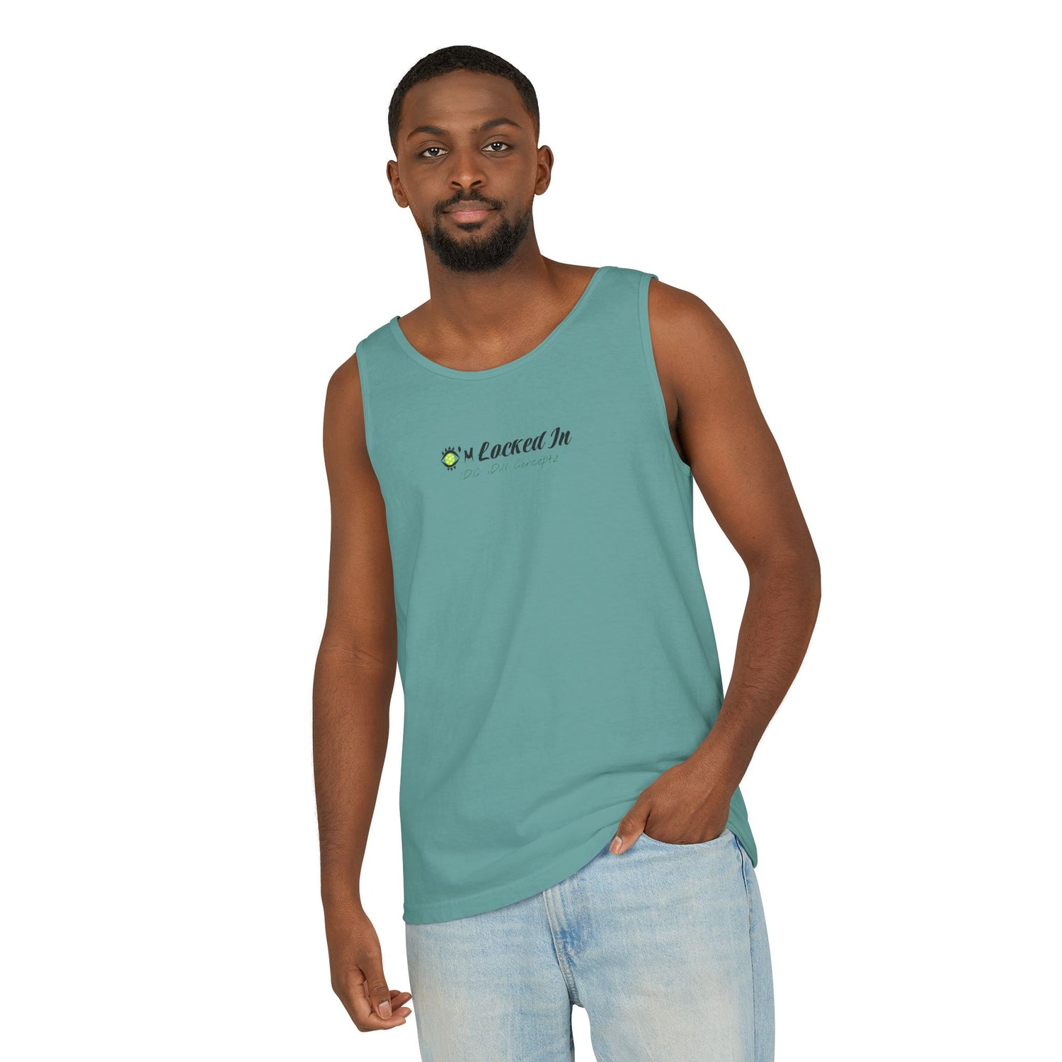 Unisex Muscle Tank Top - Pickleball I'm Locked In Design