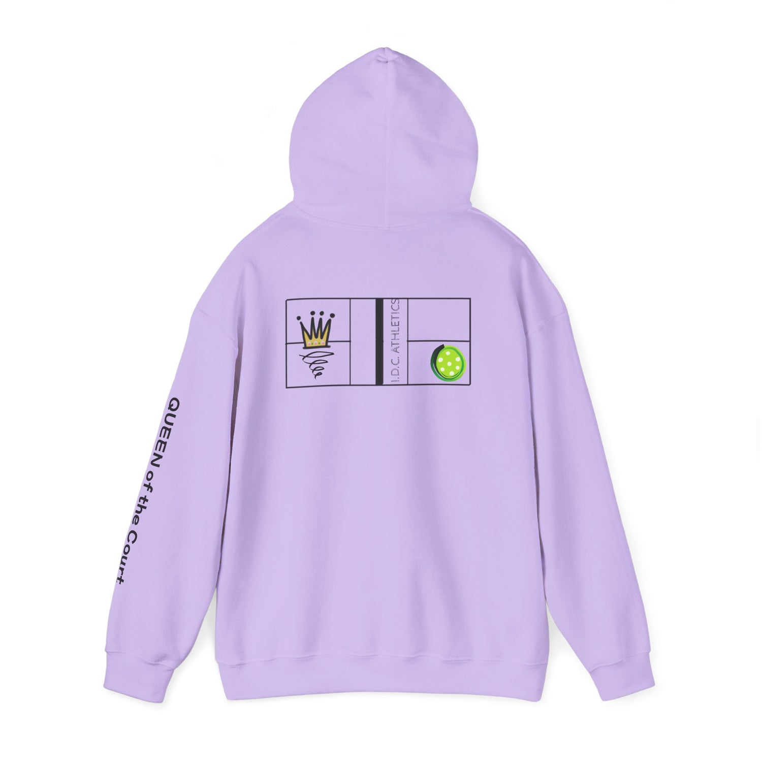 Pickleball Hoodie - Queen of the Court Design - Women's Sweatshirt