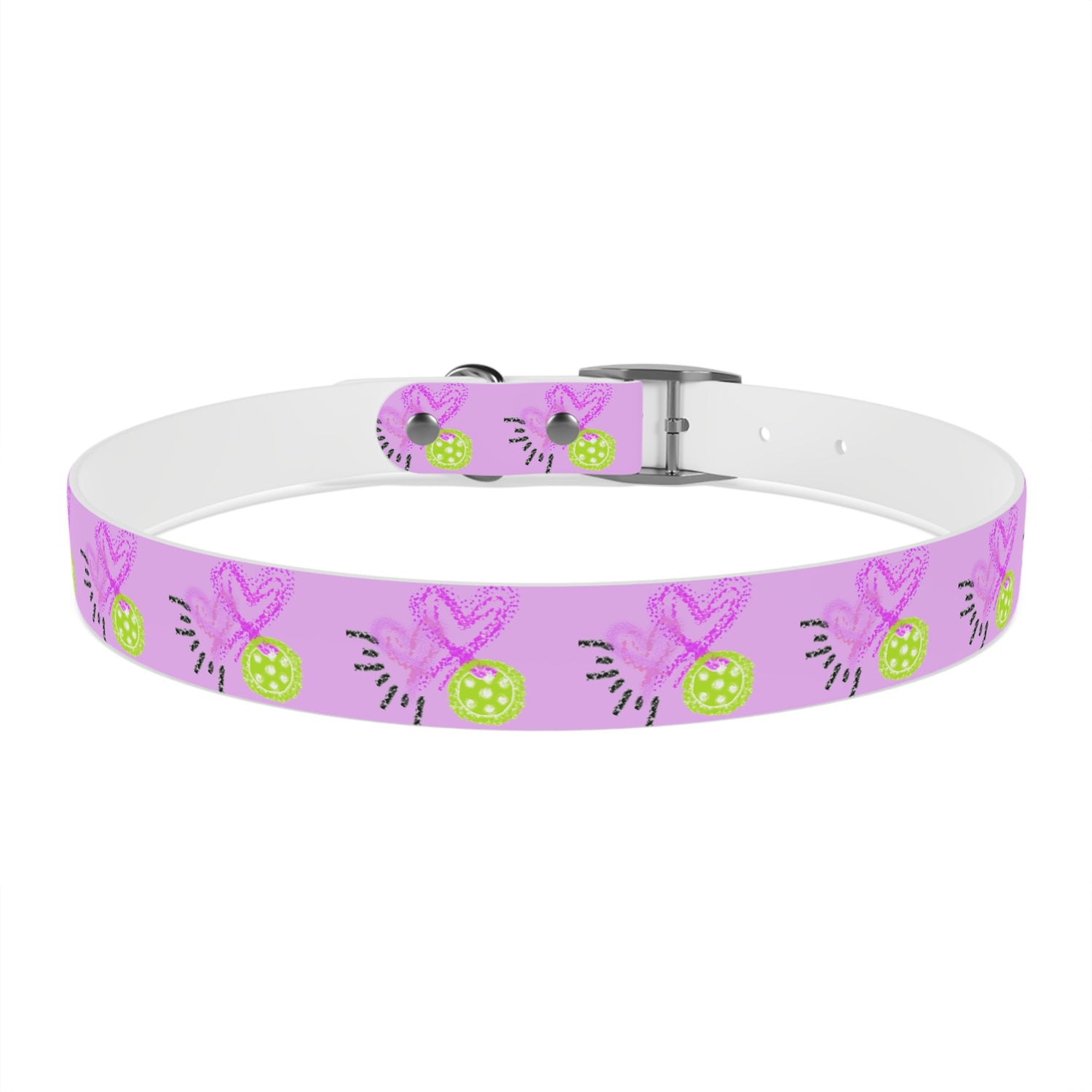 Dog Collar - Pickleball Love Unique Stand Out Design - Perfect for Pet Owners