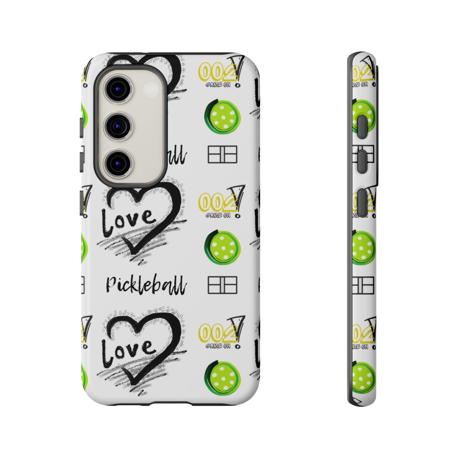 Pickleball Love Tough Android Samsung Phone Case - Fun & Durable Sport Accessory