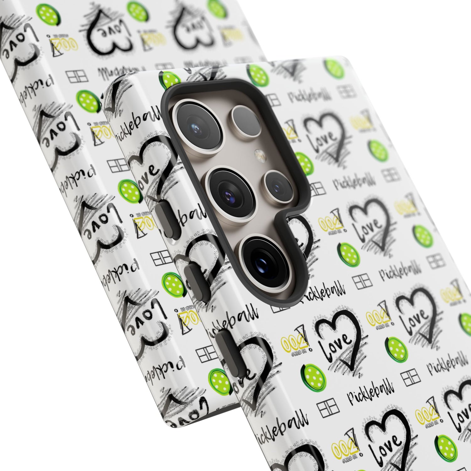 Pickleball Love Tough Android Samsung Phone Case - Fun & Durable Sport Accessory