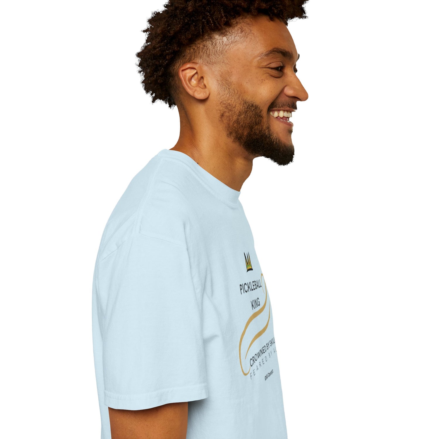 King of the Court Pickleball T-Shirt Apparel - Casual Graphic Tee for Men - Sports Lovers