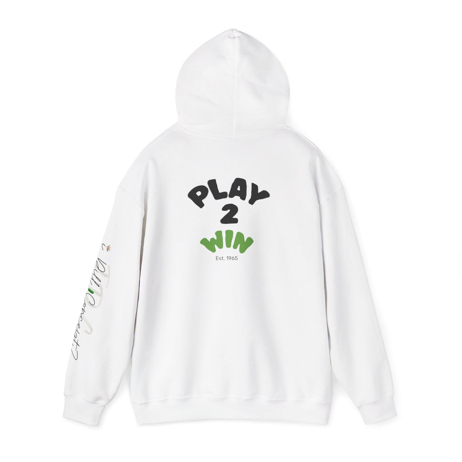 Unisex Pickleball Hoodie - Play 2 Win Design - Unisex Apparel