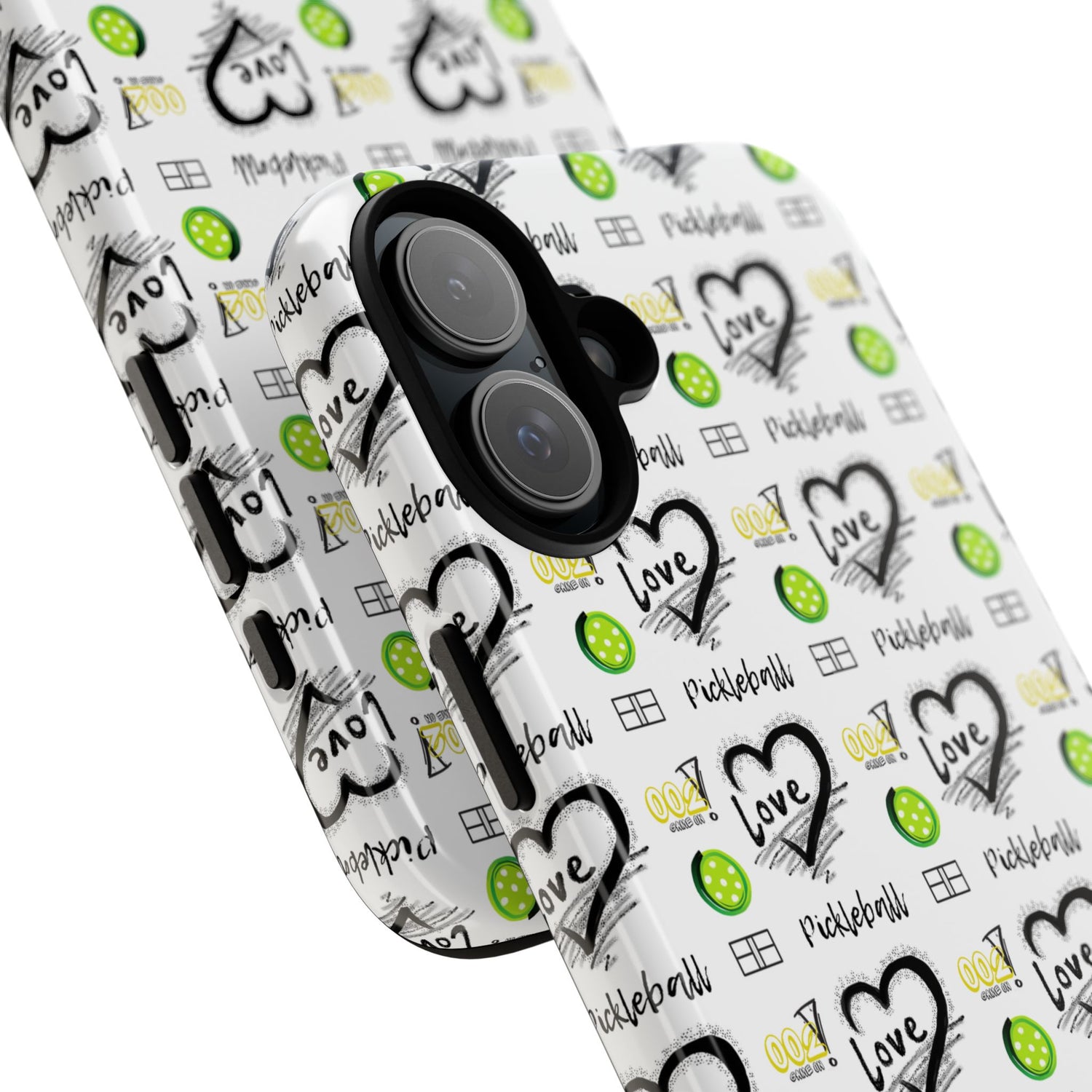 Pickleball Love Tough iPhone Case - Fun & Durable Sport Accessory