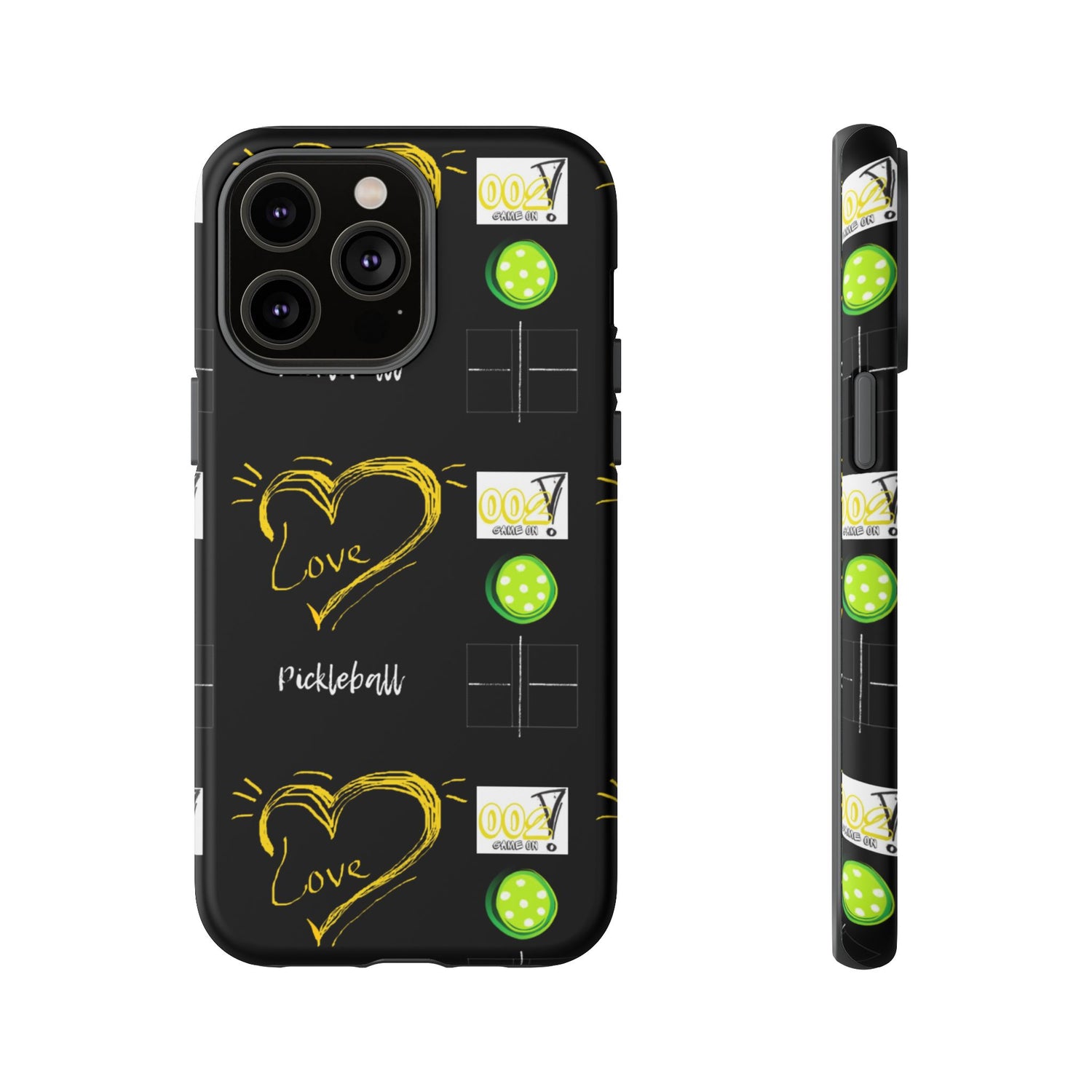 Pickleball Love Tough iPhone Case - Fun & Durable Sport Accessory