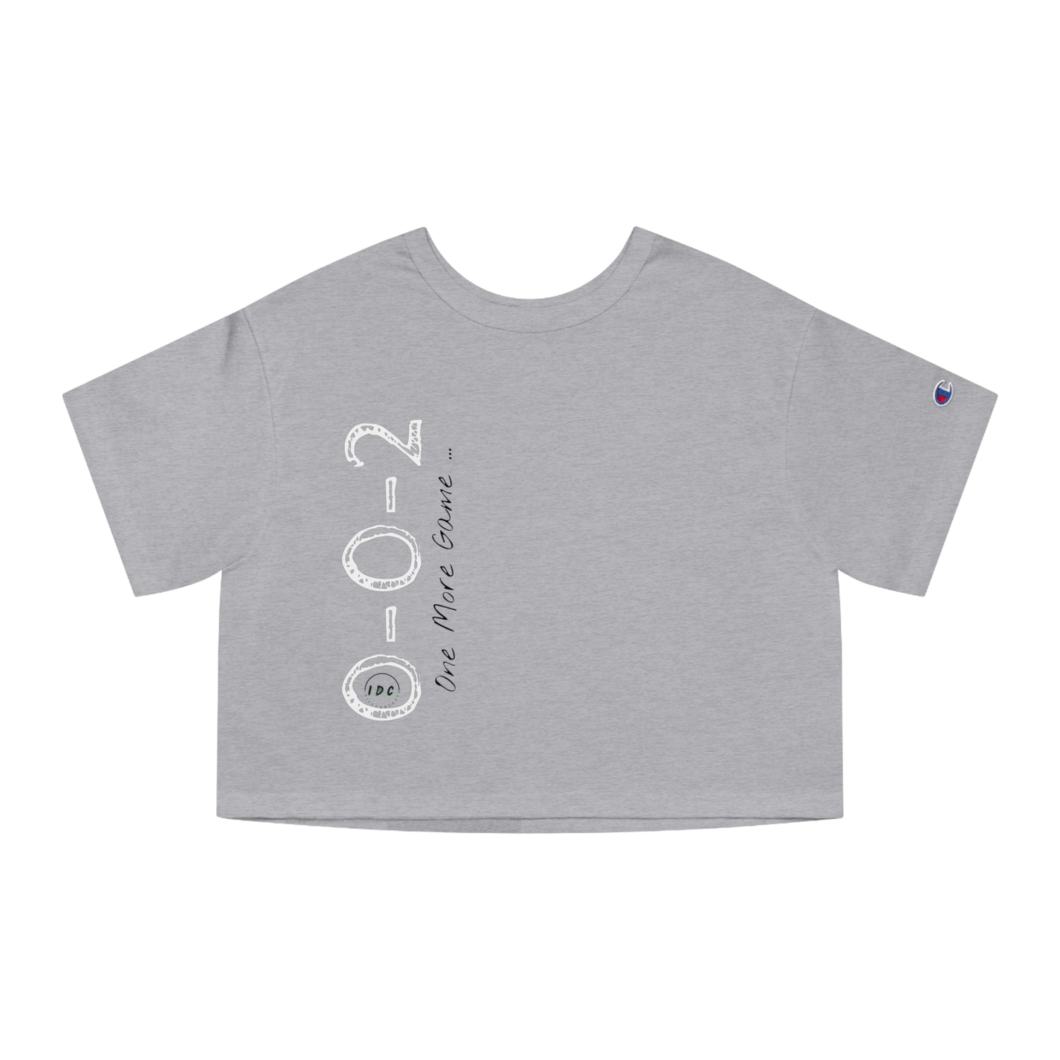 002 Pickleball Women's Crop Tee - Just One More Game