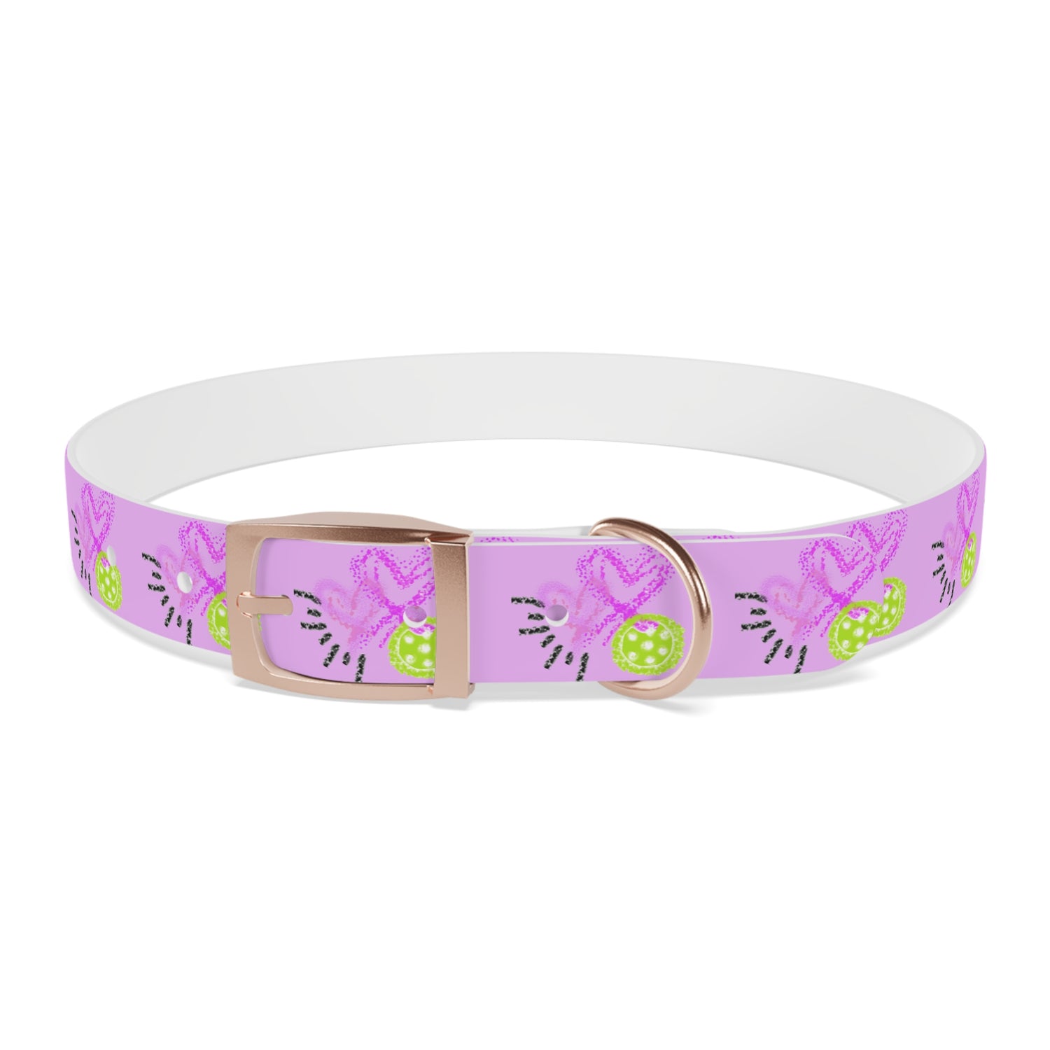 Dog Collar - Pickleball Love Unique Stand Out Design - Perfect for Pet Owners