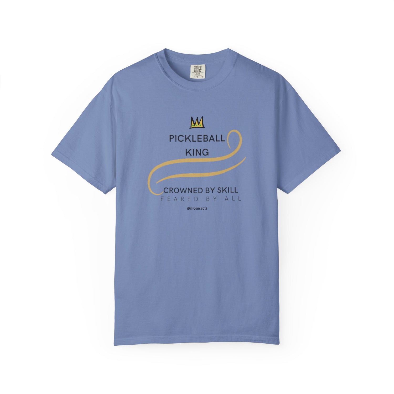 King of the Court Pickleball T-Shirt Apparel - Casual Graphic Tee for Men - Sports Lovers