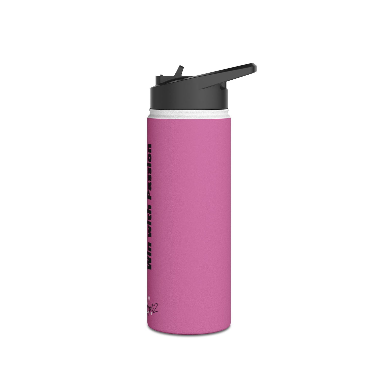 Water Bottle - Pickleball Enthusiast 'Play with Purpose Win with Passion' Design