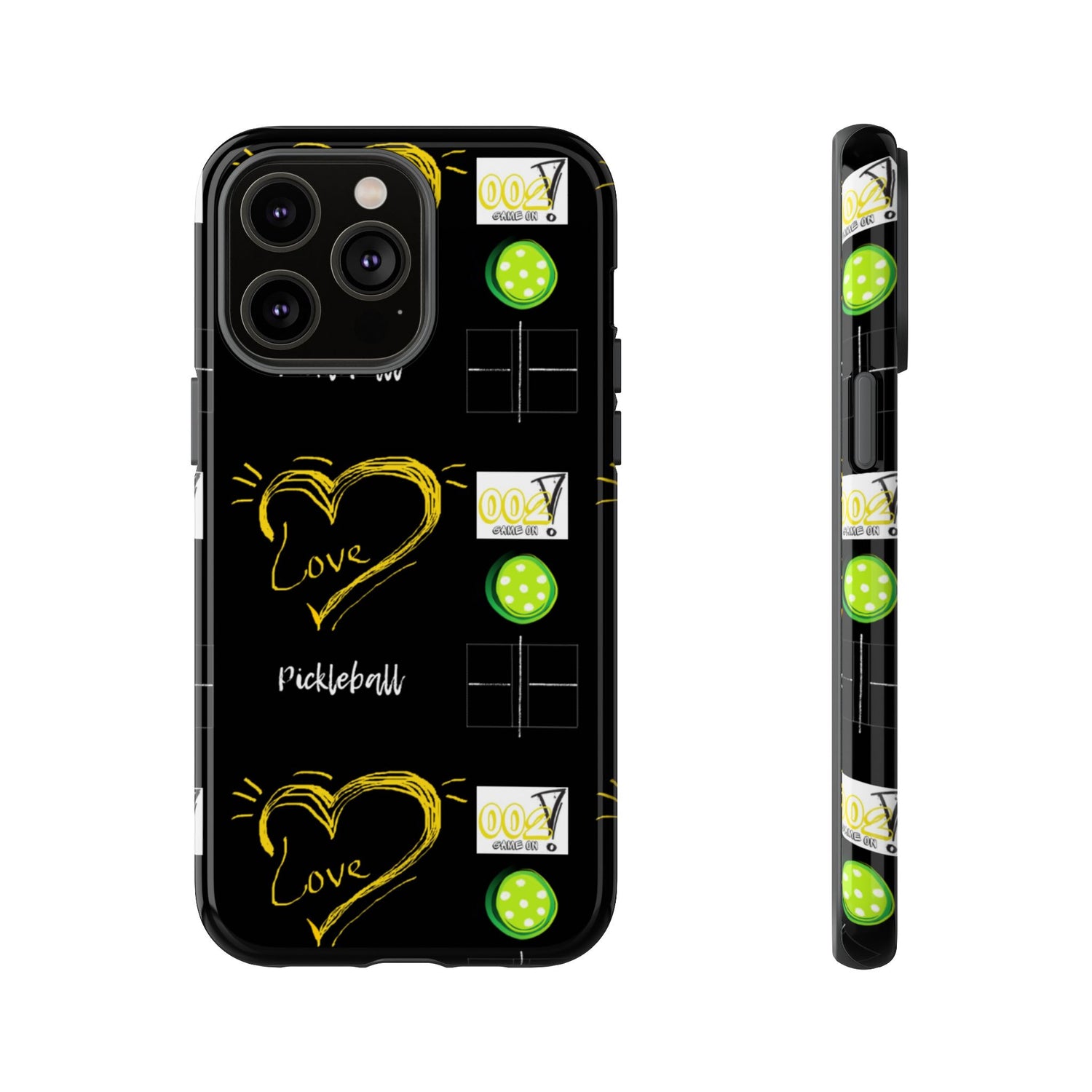 Pickleball Love Tough iPhone Case - Fun & Durable Sport Accessory