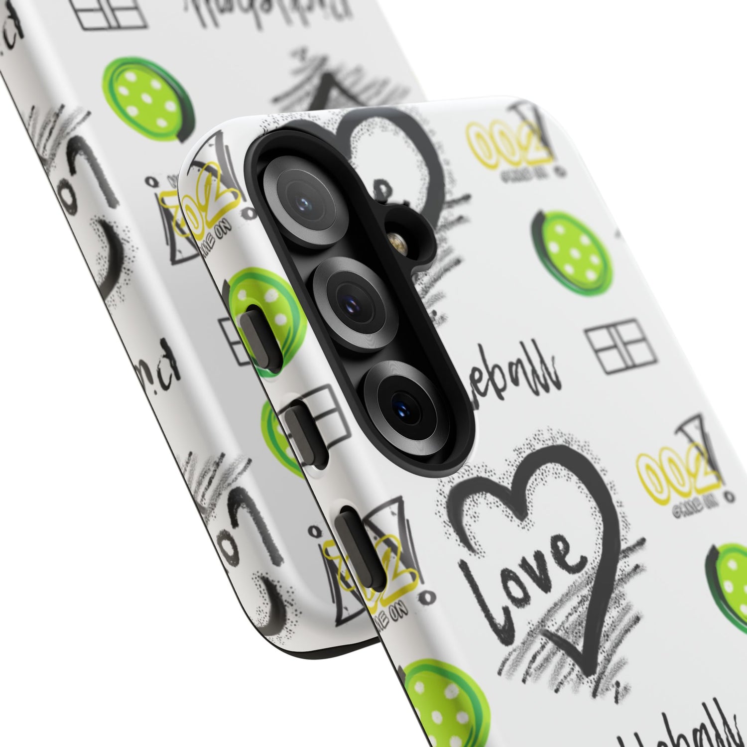 Pickleball Love Tough Android Samsung Phone Case - Fun & Durable Sport Accessory