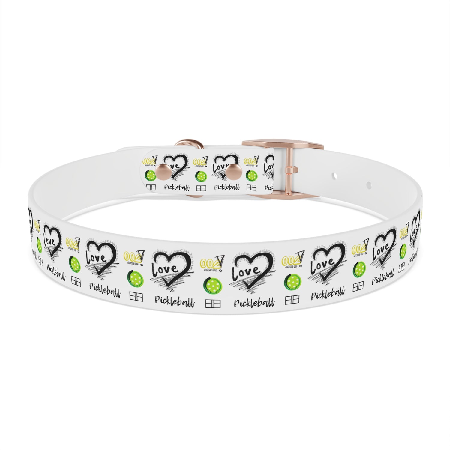 Dog Collar - Pickleball Love Unique Stand Out Design - Perfect for Pet Owners