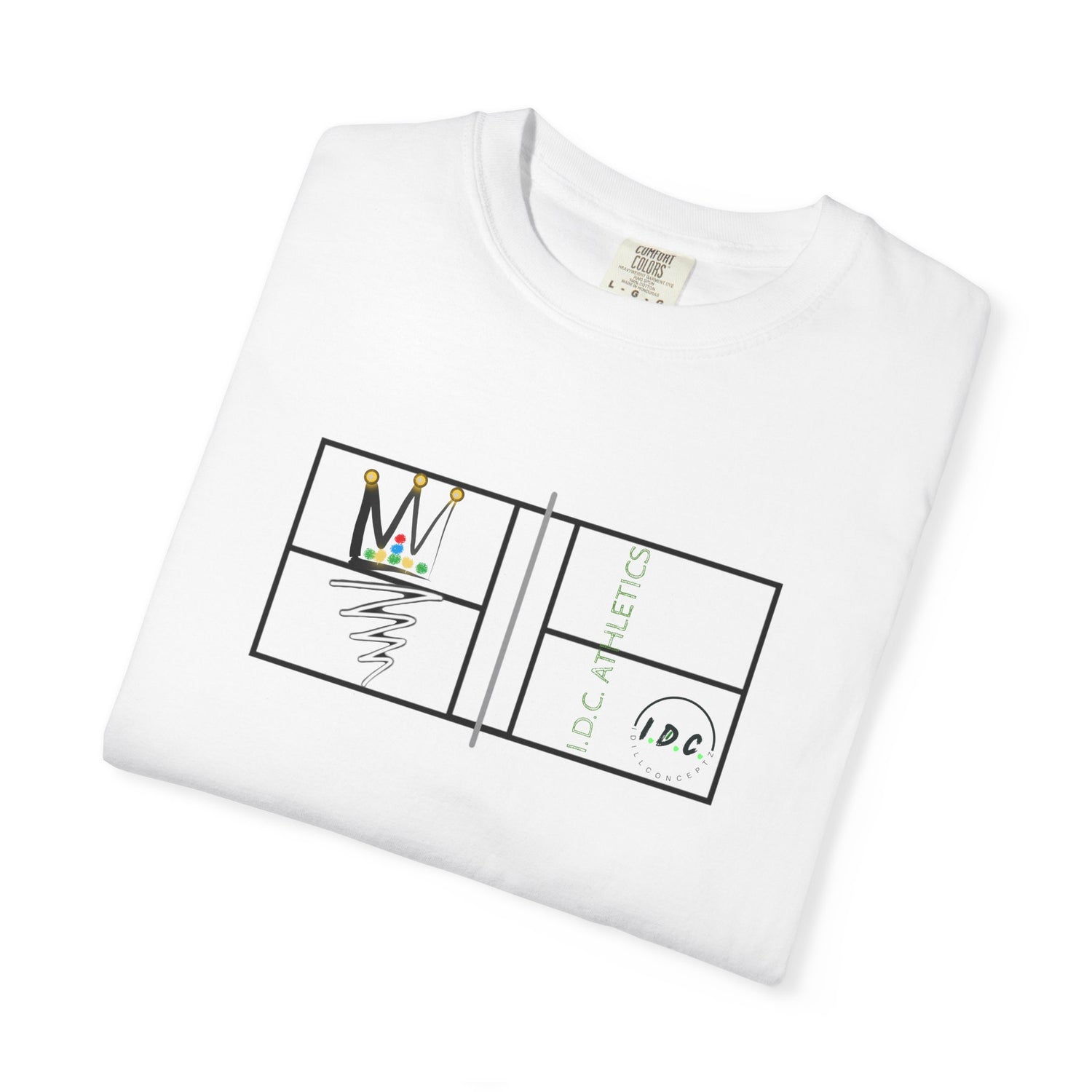 Pickleball King of the Court Design - Casual Graphic Tee for Men - Sports Lovers