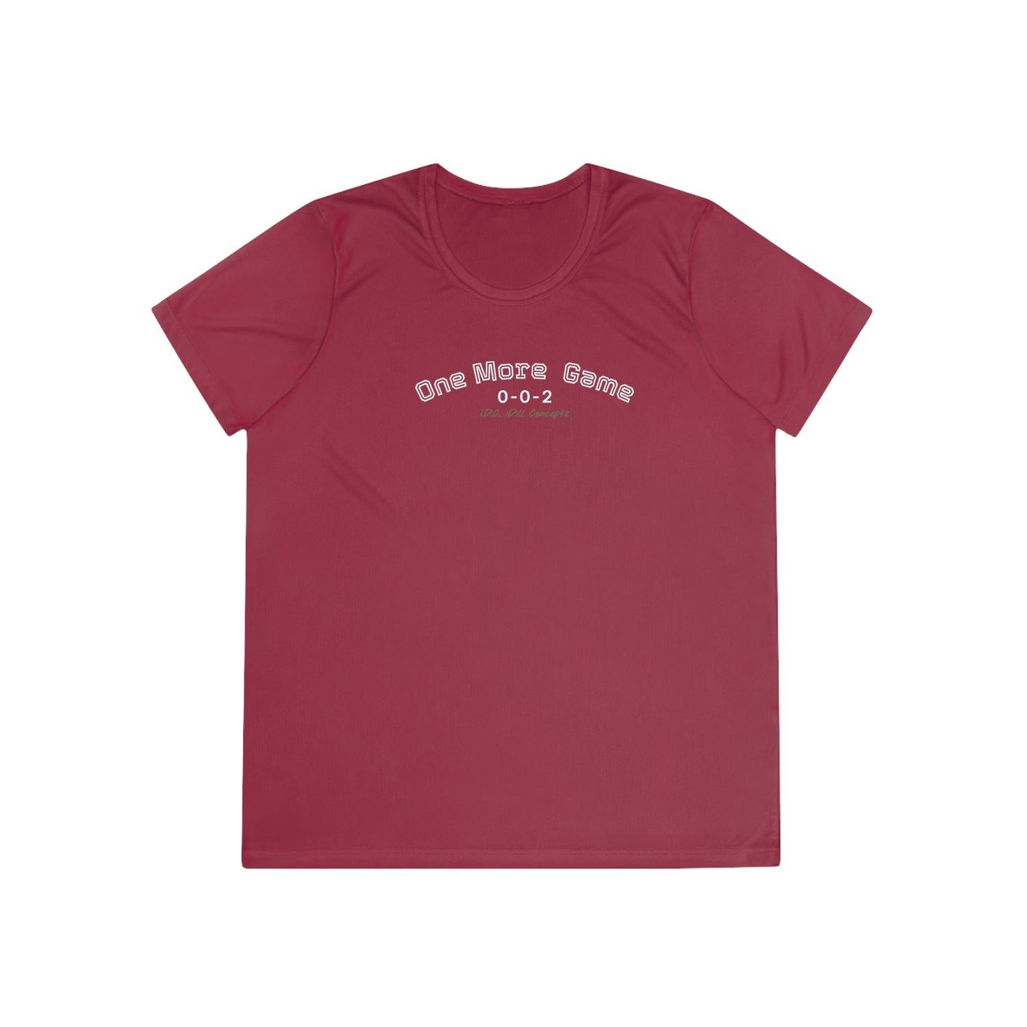 Pickleball Women's Tee - 002 One More Game Design