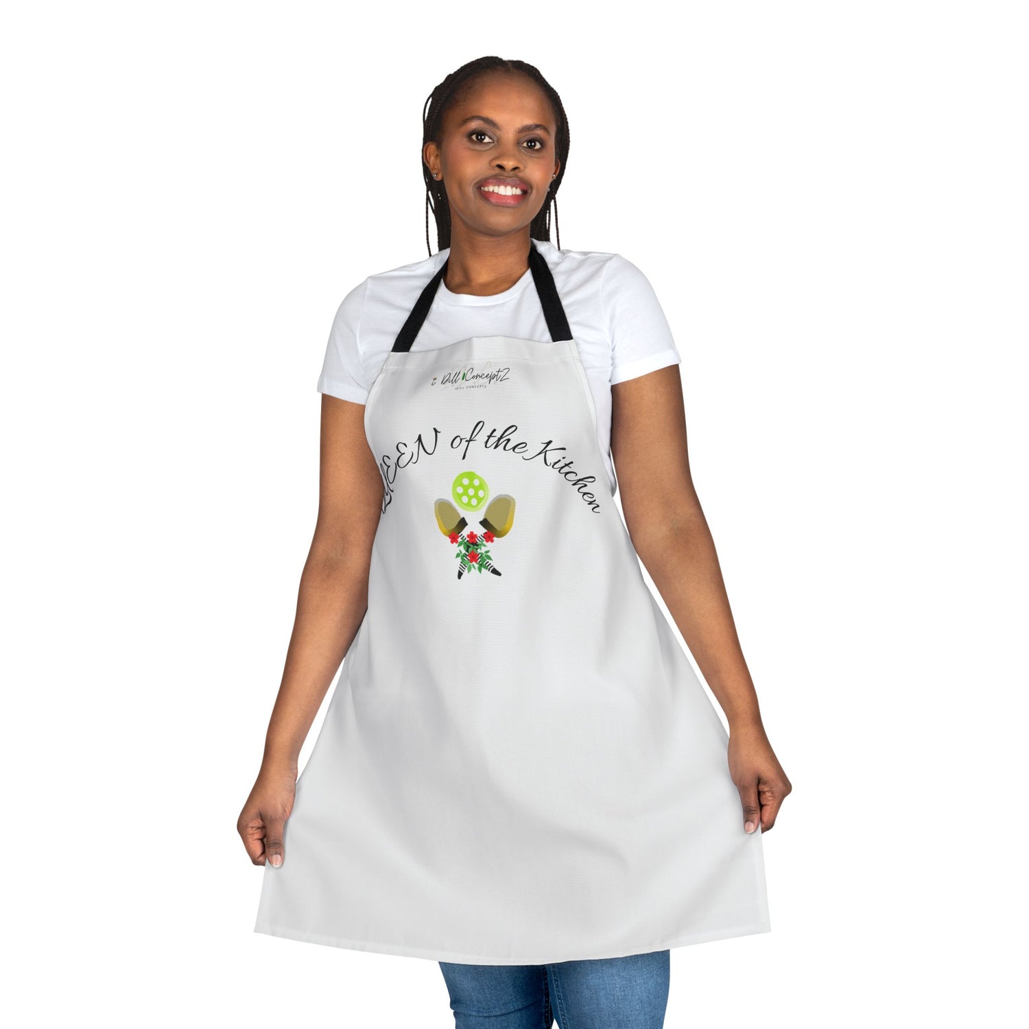 Apron - Pickleball Queen of the Kitchen Design - Gift for Cooking Enthusiast