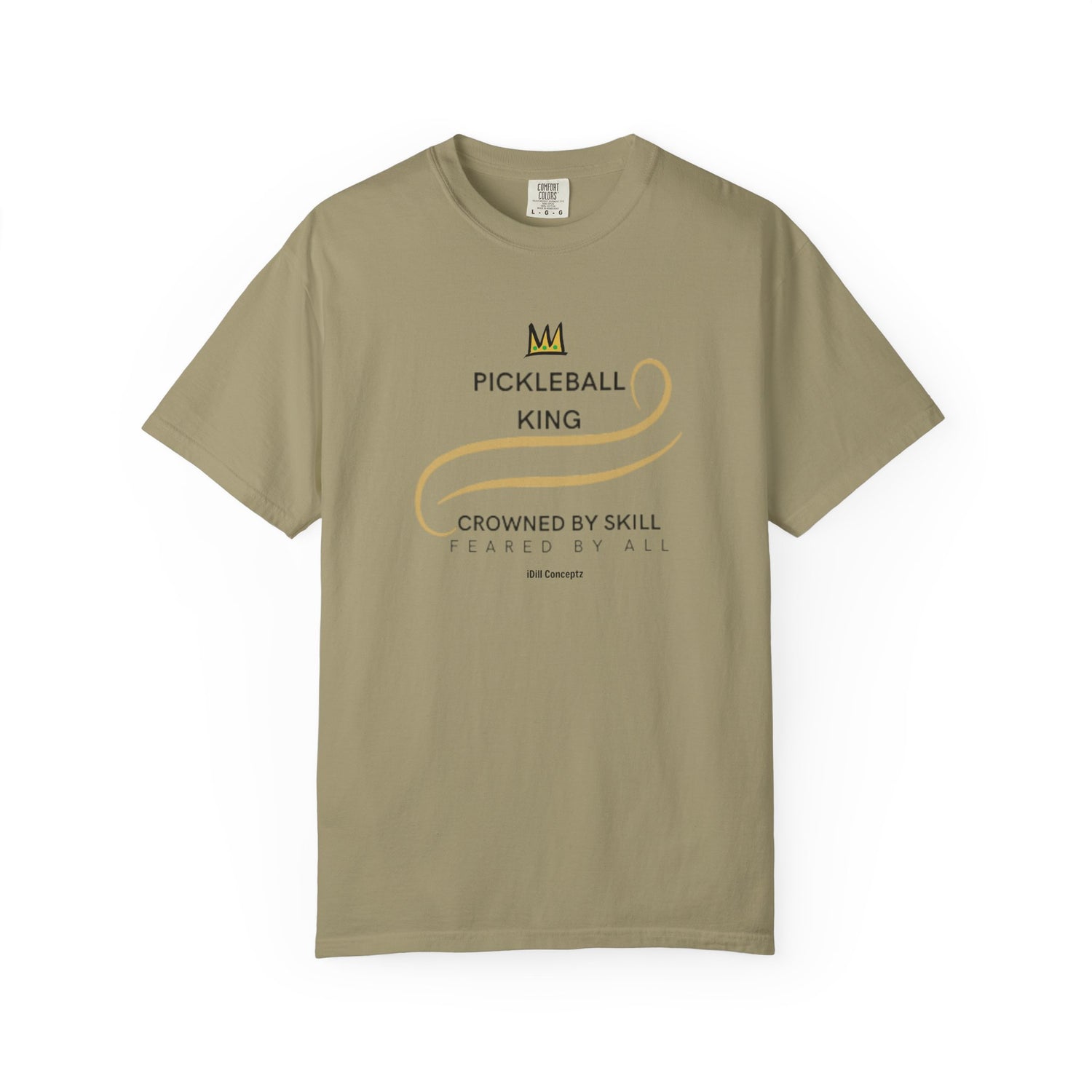 King of the Court Pickleball T-Shirt Apparel - Casual Graphic Tee for Men - Sports Lovers