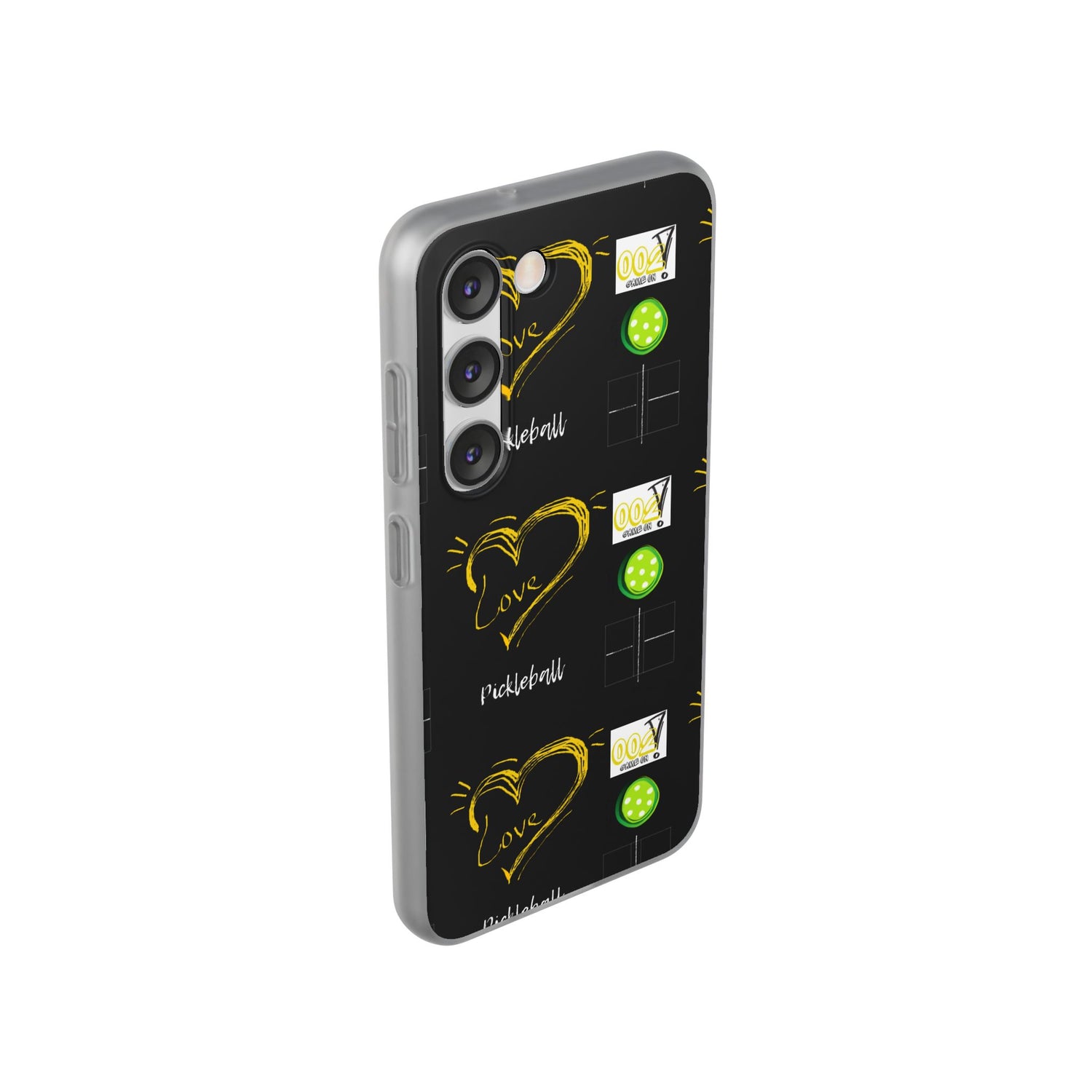 Pickleball Love Flexi Android Samsung Phone Case - Pickleball Phone Case