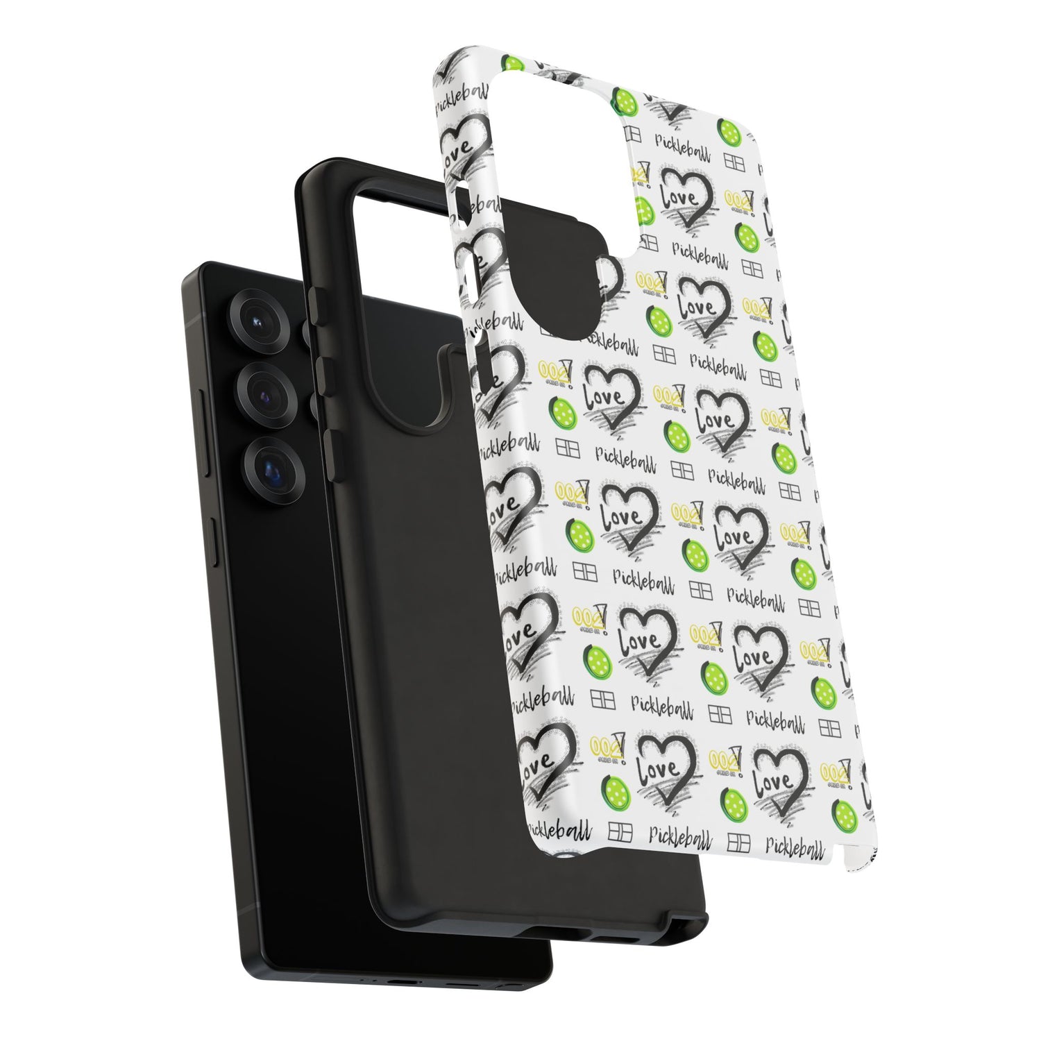 Pickleball Love Tough Android Samsung Phone Case - Fun & Durable Sport Accessory