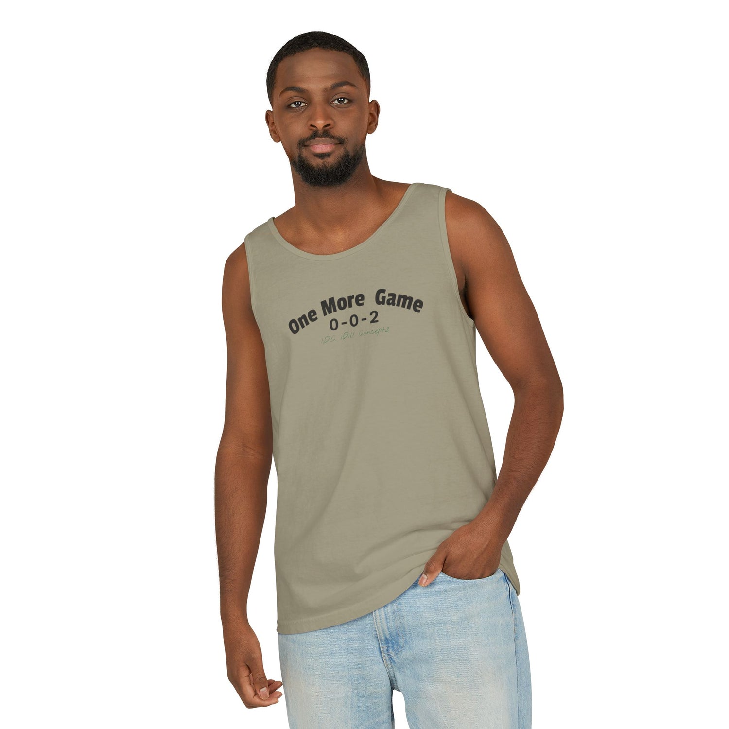 Unisex Pickleball Tank Top - 002 One More Game Design