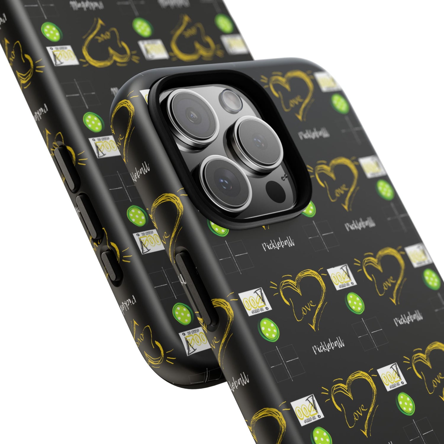 Pickleball Love Tough iPhone Case - Fun & Durable Sport Accessory