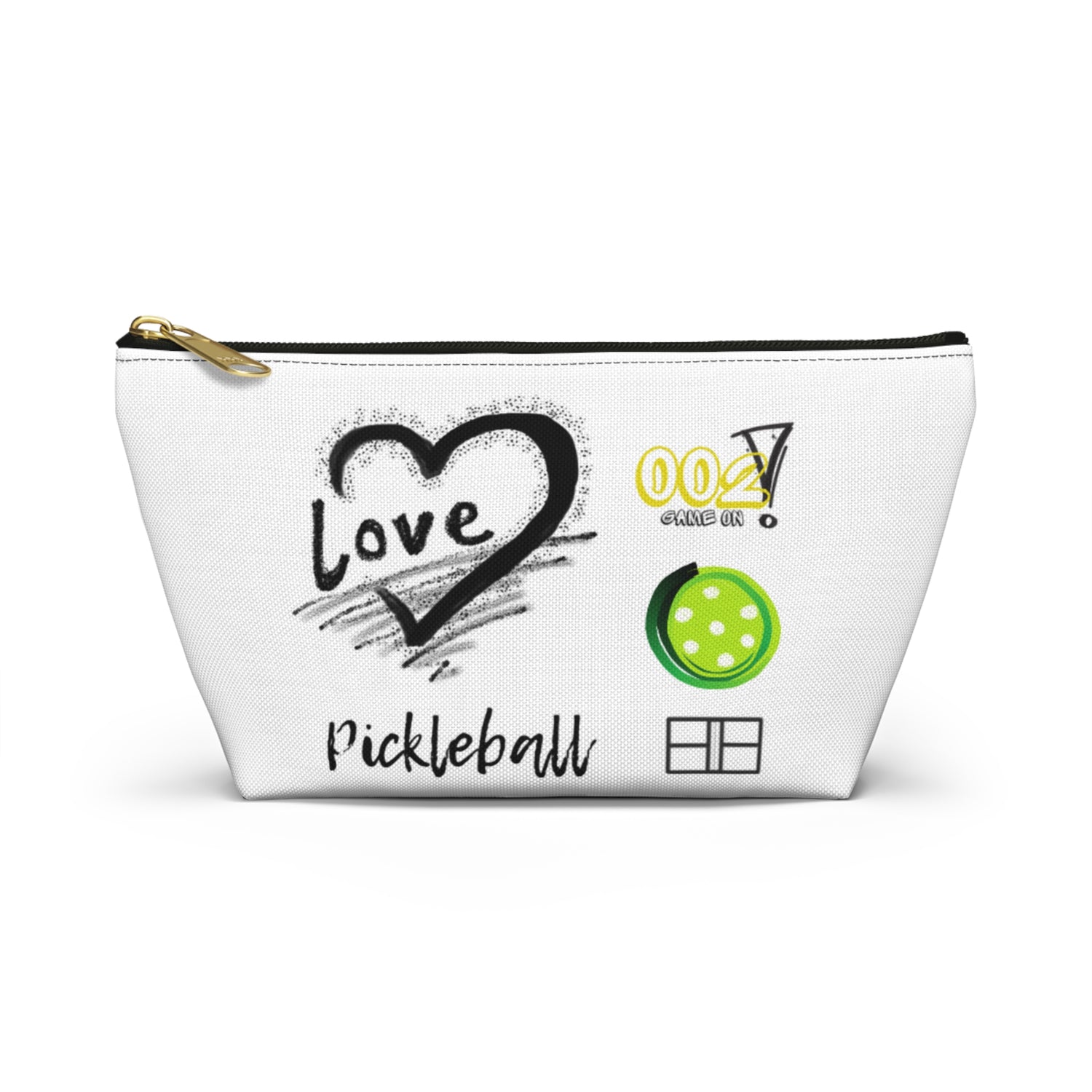 Pickleball Love Accessory Pouch - Perfect Gift for Pickleball Enthusiasts - Game On!