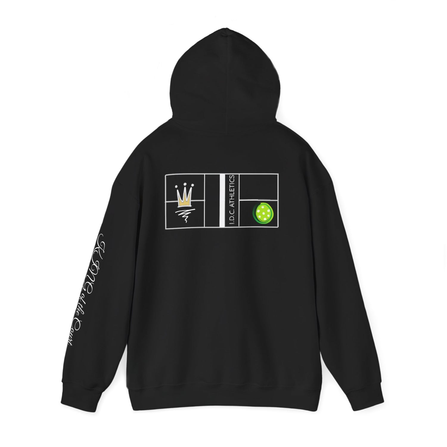 Pickleball Hoodie - King of the Court Design #2 - Men's Sweatshirt