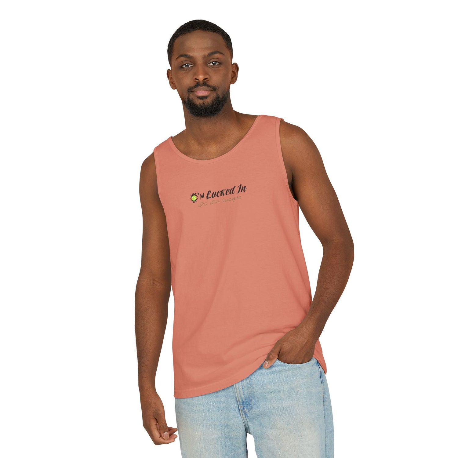 Unisex Muscle Tank Top - Pickleball I'm Locked In Design