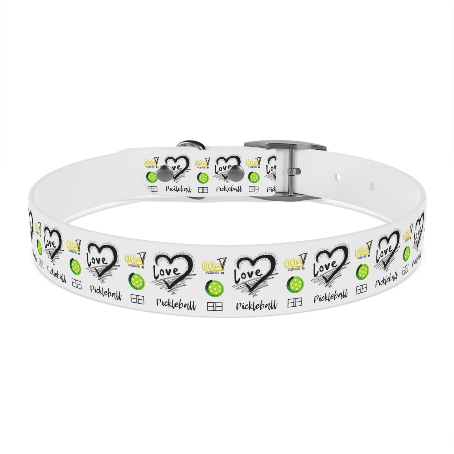 Dog Collar - Pickleball Love Unique Stand Out Design - Perfect for Pet Owners