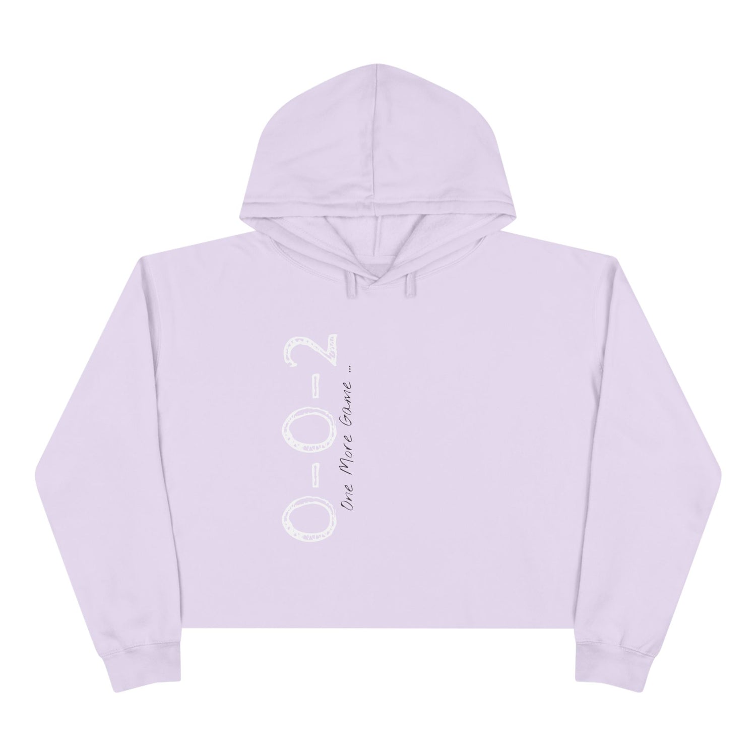 002 Pickleball Crop Hoodie - Just One More Game - Women's Cropped Hoodie