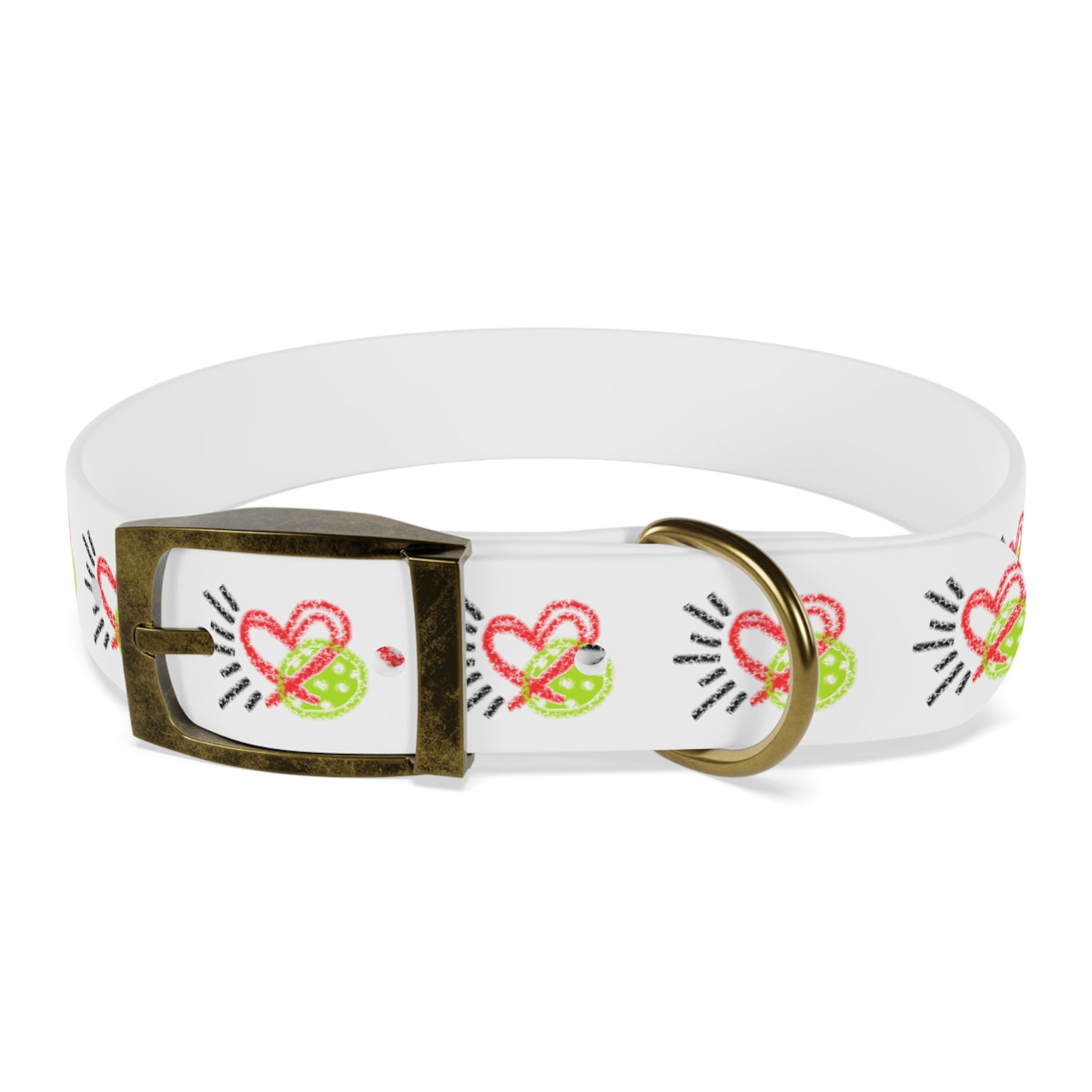 Dog Collar - Pickleball Love Unique Stand Out Design - Perfect for Pet Owners
