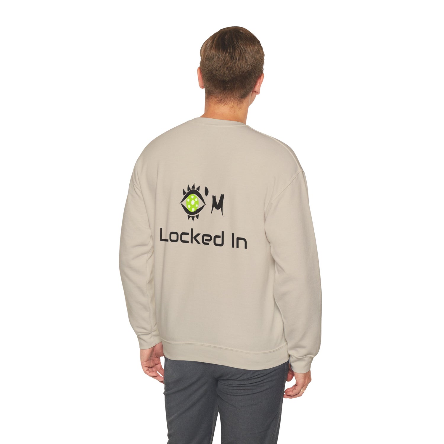 Men's Sweatshirt Apparel - 'I'm Locked In' - Men's Pickleball Crewneck